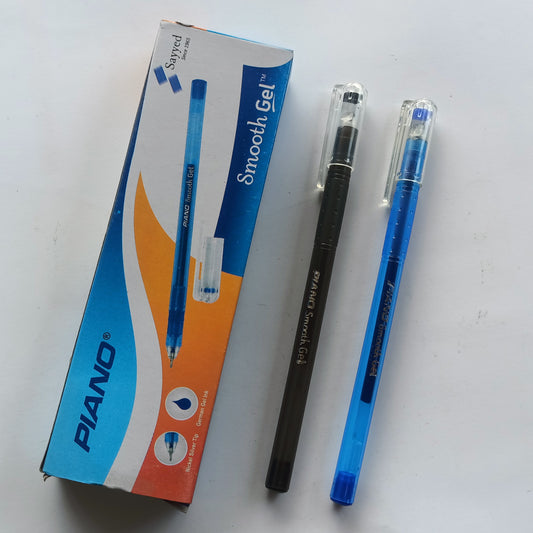 Piano Smooth Gel Pens (Pack of 10) - Smooth & Reliable Writing