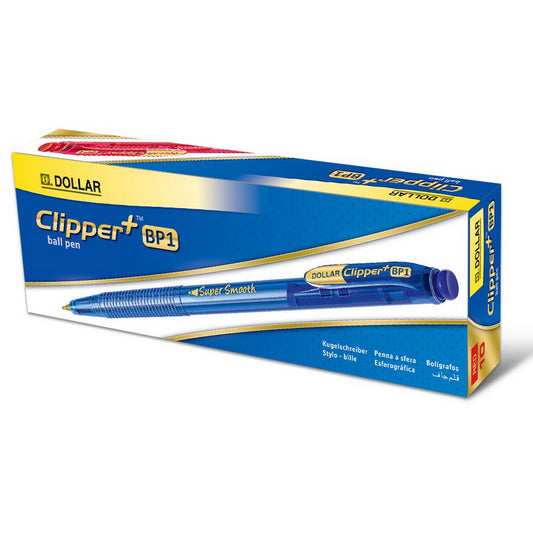 Dollar Clipper BP1 Ballpoint Pens - Pack of 10 | Colors Available