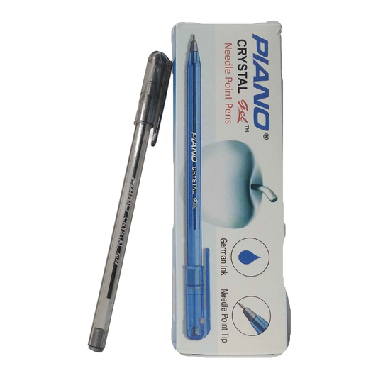 Piano Crystal Gel Pen - Pack of 10 | Available in All Colours