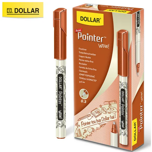 Dollar Pointer WOW 0.3mm - 10 Pcs Pack | Multiple Colors Available