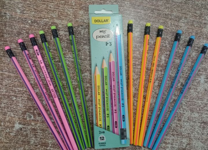dollar 2HB and P3 my pencil