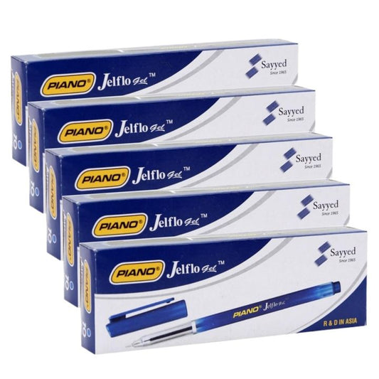 Piano Jelflo Gel Pens - Pack of 10 | Available in All Colours