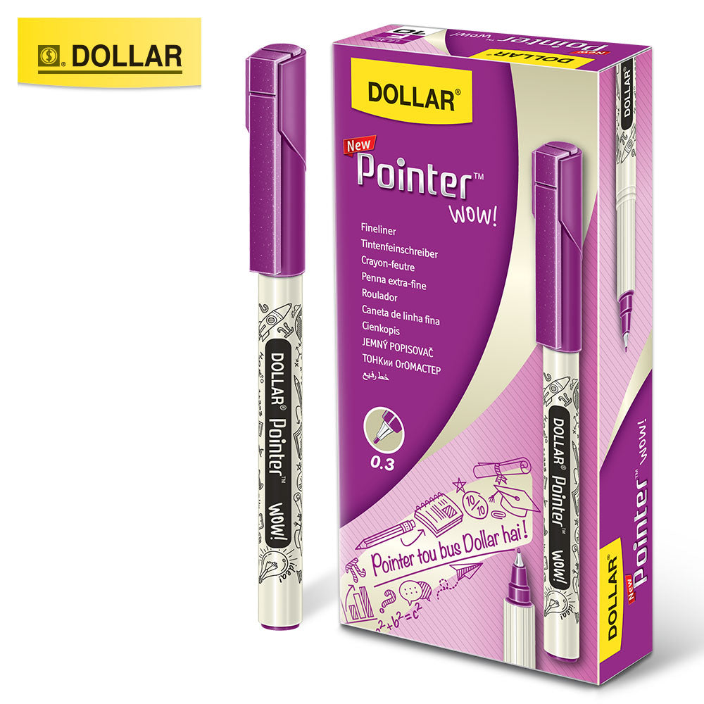 Dollar Pointer WOW 0.3mm - 10 Pcs Pack | Multiple Colors Available