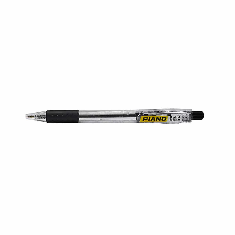PIANO Click Ballpoint - Needle Point 0.8mm (Pack of 10) | All Colors Available