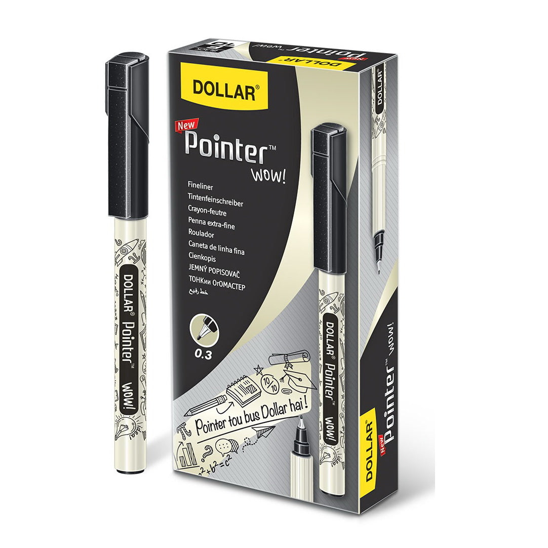 Dollar Pointer WOW 0.3mm - 10 Pcs Pack | Multiple Colors Available