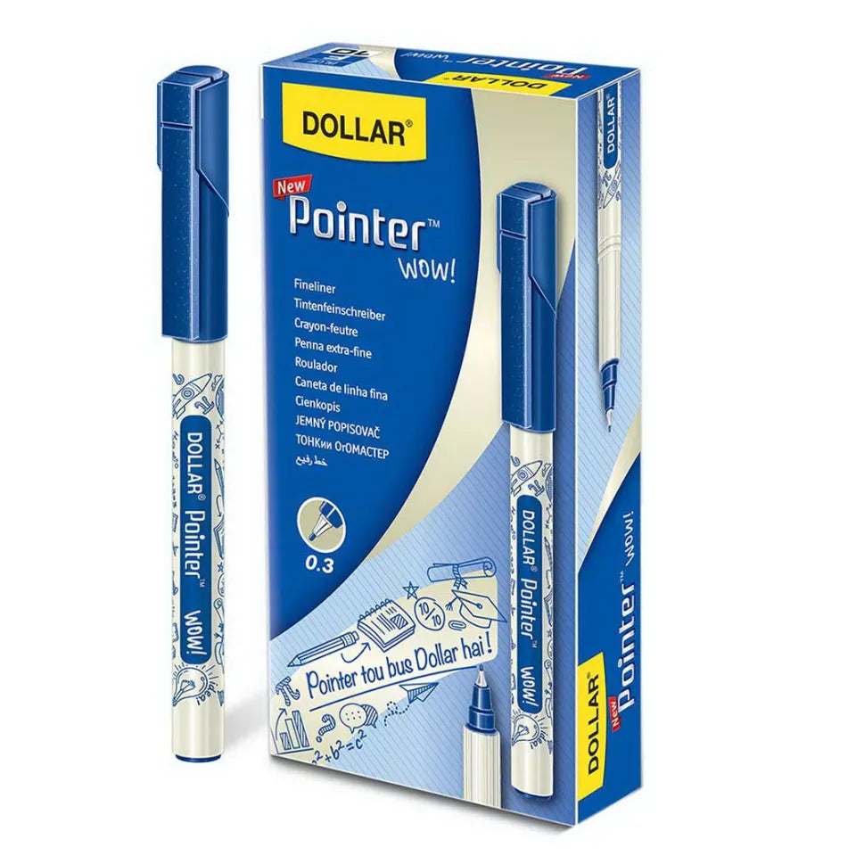 Dollar Pointer WOW 0.3mm - 10 Pcs Pack | Multiple Colors Available