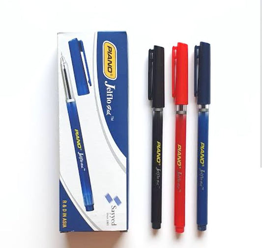 Piano Jelflo Gel Pens - Pack of 10 | Available in All Colours