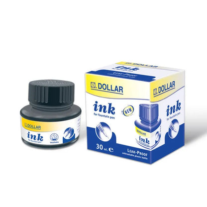 Dollar Fountain Pen Ink - 30ml (12 Bottles) | Pakistan's 1st Choice
