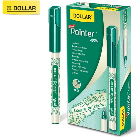 Dollar Pointer WOW 0.3mm - 10 Pcs Pack | Multiple Colors Available