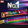 ORO Trimetal Triangular HB Pencil with Eraser (12 Lead Pencils Pack)