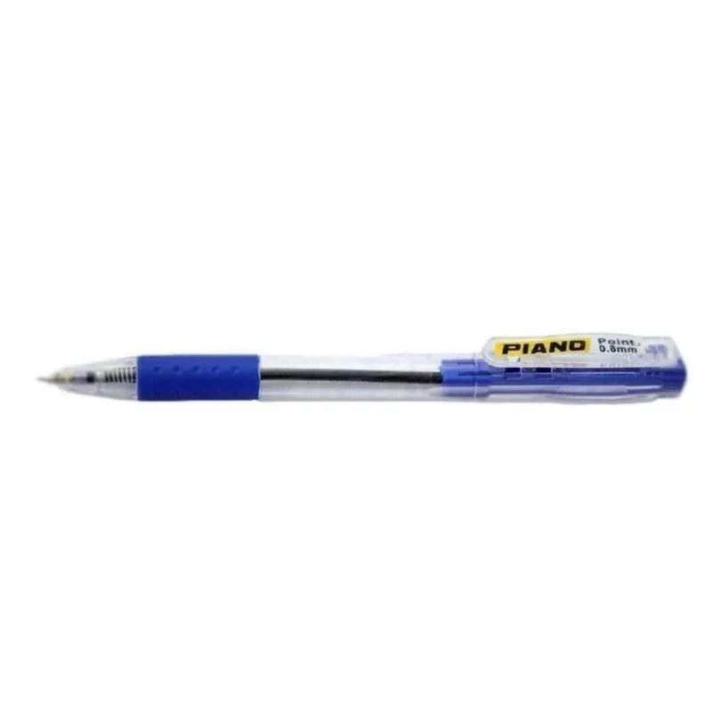 PIANO Click Ballpoint - Needle Point 0.8mm (Pack of 10) | All Colors Available