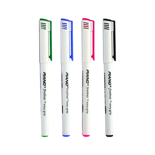 piano fineliner easygrip 4 colors