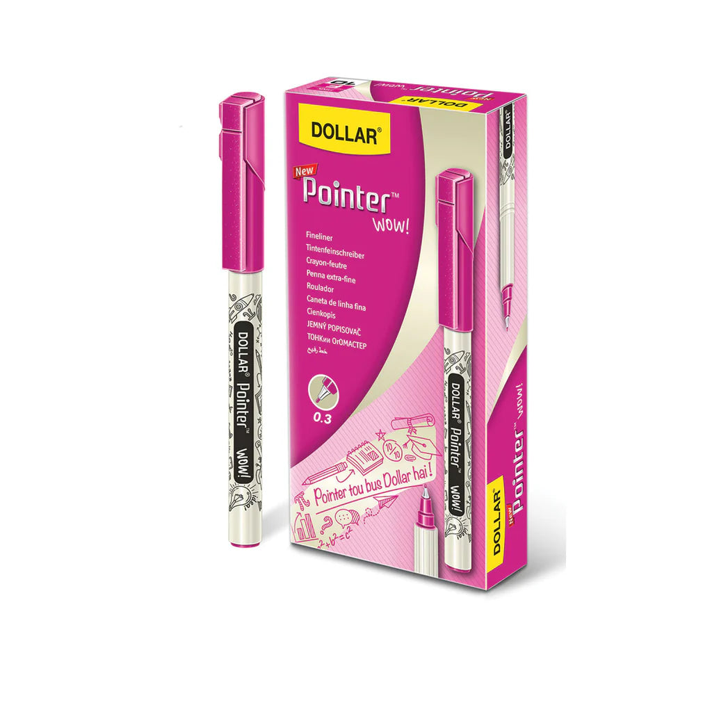 Dollar Pointer WOW 0.3mm - 10 Pcs Pack | Multiple Colors Available
