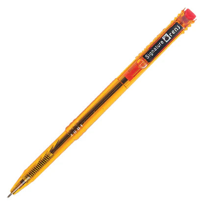 Signature Orenj BallPoint Pen Mix (10 Pcs) - Blue, Black & Red